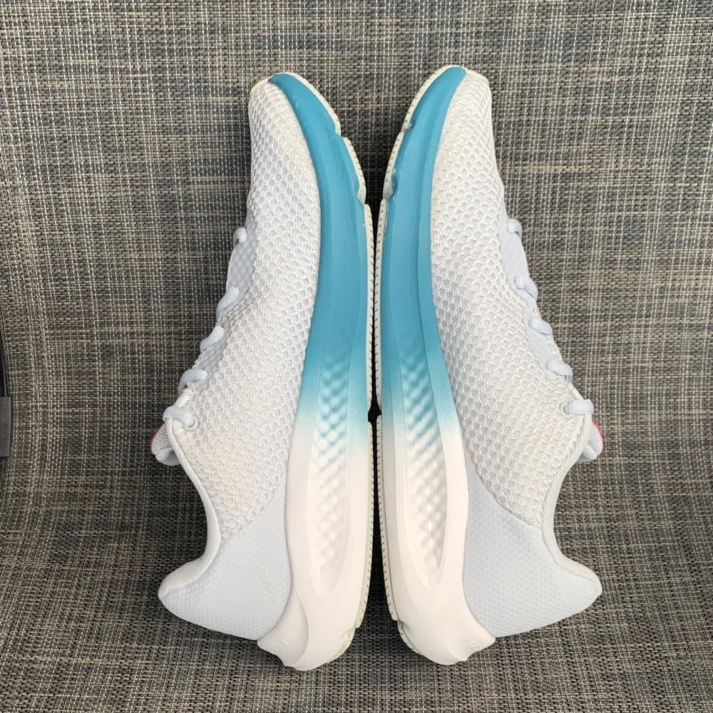 Under Armour Charged Pursuit 3 'Grey Pink Blue' Tech Running Shoes size 9.5
